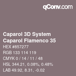 カラーコード: Caparol 3D System - Caparol Flamenco 35 | qconv.com