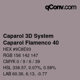 Code couleur: Caparol 3D System - Caparol Flamenco 40 | qconv.com