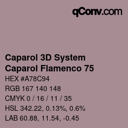Farbcode: Caparol 3D System - Caparol Flamenco 75 | qconv.com