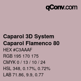 カラーコード: Caparol 3D System - Caparol Flamenco 80 | qconv.com