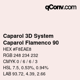 カラーコード: Caparol 3D System - Caparol Flamenco 90 | qconv.com