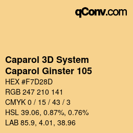Farbcode: Caparol 3D System - Caparol Ginster 105 | qconv.com