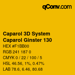 Farbcode: Caparol 3D System - Caparol Ginster 130 | qconv.com