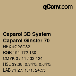 カラーコード: Caparol 3D System - Caparol Ginster 70 | qconv.com