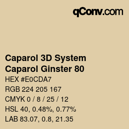 カラーコード: Caparol 3D System - Caparol Ginster 80 | qconv.com