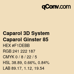 カラーコード: Caparol 3D System - Caparol Ginster 85 | qconv.com