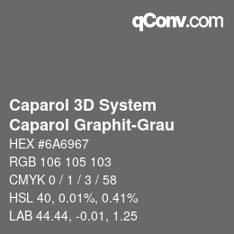 Farbcode: Caparol 3D System - Caparol Graphit-Grau | qconv.com