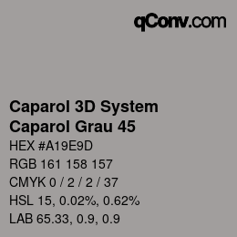 Farbcode: Caparol 3D System - Caparol Grau 45 | qconv.com