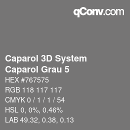 Código de color: Caparol 3D System - Caparol Grau 5 | qconv.com