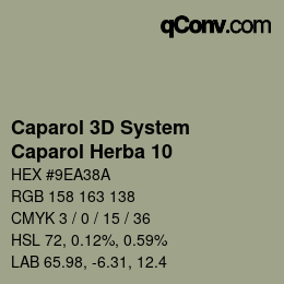 Color code: Caparol 3D System - Caparol Herba 10 | qconv.com