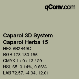 Farbcode: Caparol 3D System - Caparol Herba 15 | qconv.com