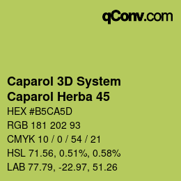 Código de color: Caparol 3D System - Caparol Herba 45 | qconv.com