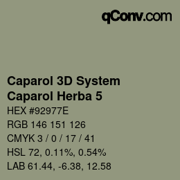 Farbcode: Caparol 3D System - Caparol Herba 5 | qconv.com