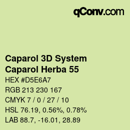 カラーコード: Caparol 3D System - Caparol Herba 55 | qconv.com