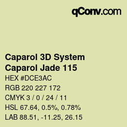 Farbcode: Caparol 3D System - Caparol Jade 115 | qconv.com