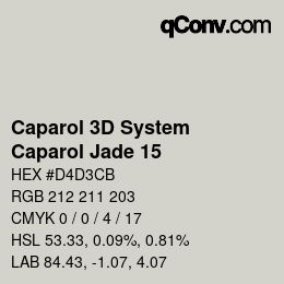 カラーコード: Caparol 3D System - Caparol Jade 15 | qconv.com