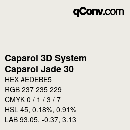 カラーコード: Caparol 3D System - Caparol Jade 30 | qconv.com