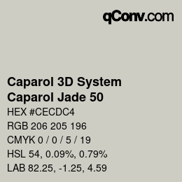カラーコード: Caparol 3D System - Caparol Jade 50 | qconv.com