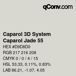 カラーコード: Caparol 3D System - Caparol Jade 55 | qconv.com