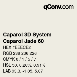 Farbcode: Caparol 3D System - Caparol Jade 60 | qconv.com