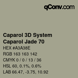 カラーコード: Caparol 3D System - Caparol Jade 70 | qconv.com