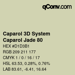 カラーコード: Caparol 3D System - Caparol Jade 80 | qconv.com