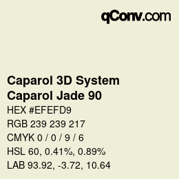 Color code: Caparol 3D System - Caparol Jade 90 | qconv.com