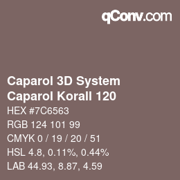 カラーコード: Caparol 3D System - Caparol Korall 120 | qconv.com