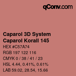 Farbcode: Caparol 3D System - Caparol Korall 145 | qconv.com