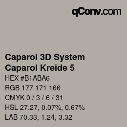 Código de color: Caparol 3D System - Caparol Kreide 5 | qconv.com