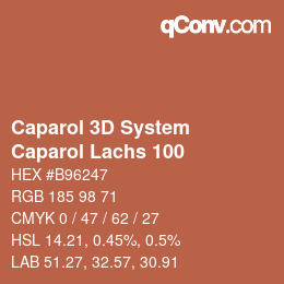 Color code: Caparol 3D System - Caparol Lachs 100 | qconv.com