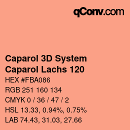 カラーコード: Caparol 3D System - Caparol Lachs 120 | qconv.com