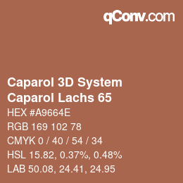 Color code: Caparol 3D System - Caparol Lachs 65 | qconv.com