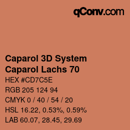 Farbcode: Caparol 3D System - Caparol Lachs 70 | qconv.com