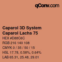 カラーコード: Caparol 3D System - Caparol Lachs 75 | qconv.com