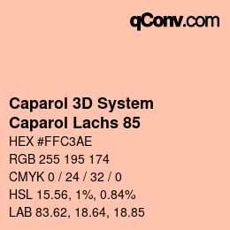 Color code: Caparol 3D System - Caparol Lachs 85 | qconv.com