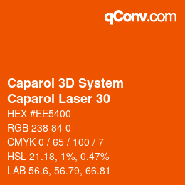 Color code: Caparol 3D System - Caparol Laser 30 | qconv.com