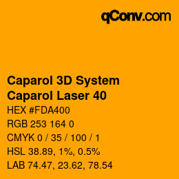颜色代码: Caparol 3D System - Caparol Laser 40 | qconv.com