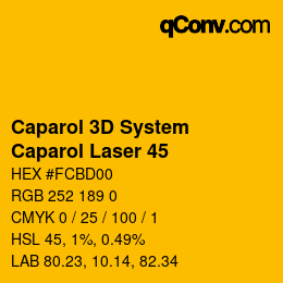 Farbcode: Caparol 3D System - Caparol Laser 45 | qconv.com