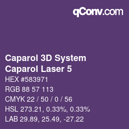 Farbcode: Caparol 3D System - Caparol Laser 5 | qconv.com