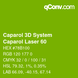 Color code: Caparol 3D System - Caparol Laser 60 | qconv.com