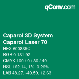 カラーコード: Caparol 3D System - Caparol Laser 70 | qconv.com