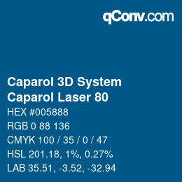 カラーコード: Caparol 3D System - Caparol Laser 80 | qconv.com