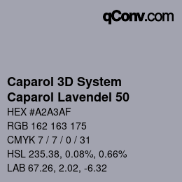 Farbcode: Caparol 3D System - Caparol Lavendel 50 | qconv.com