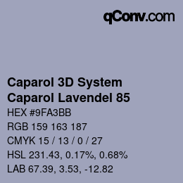 Farbcode: Caparol 3D System - Caparol Lavendel 85 | qconv.com