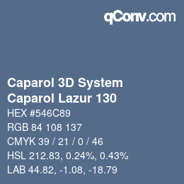 カラーコード: Caparol 3D System - Caparol Lazur 130 | qconv.com