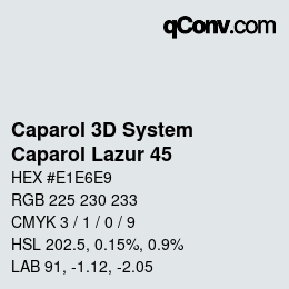 カラーコード: Caparol 3D System - Caparol Lazur 45 | qconv.com
