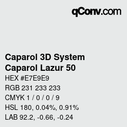 カラーコード: Caparol 3D System - Caparol Lazur 50 | qconv.com