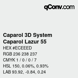 カラーコード: Caparol 3D System - Caparol Lazur 55 | qconv.com