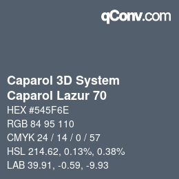 カラーコード: Caparol 3D System - Caparol Lazur 70 | qconv.com